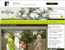 Tablet Screenshot of bestpalm.pl